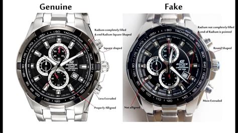 casio edifice watch original vs fake|casio edifice solar chronograph watch.